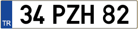 Truck License Plate